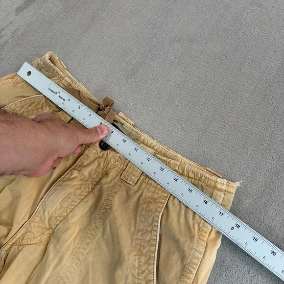 Vintage Hollister Cargo Paratrooper Baggy Skater Pants in Tan Men Medium 34x30